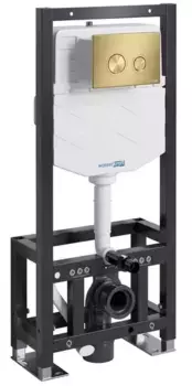 Инсталляция для унитаза с кнопкой «WasserKRAFT» Dill 61TLT.010.ME.MG01