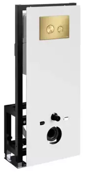 Инсталляция для унитаза с кнопкой «WasserKRAFT» Glan 66TLT.010.ME.WH.MG01