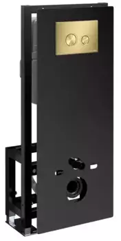 Инсталляция для унитаза с кнопкой «WasserKRAFT» Glan 66TLT.010.ME.BL.MG01