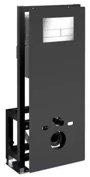 Инсталляция для унитаза с кнопкой «WasserKRAFT» Glan 66TLT.010.ME.BL.CH04