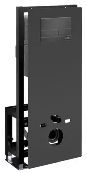 Инсталляция для унитаза с кнопкой «WasserKRAFT» Glan 66TLT.010.ME.BL.MB04