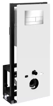 Инсталляция для унитаза с кнопкой «WasserKRAFT» Glan 66TLT.010.ME.WH.BN04