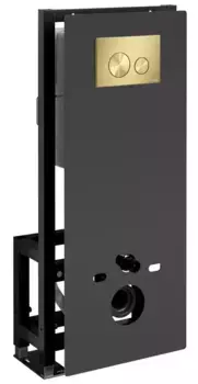 Инсталляция для унитаза с кнопкой «WasserKRAFT» Glan 66TLT.010.ME.BL.MG02