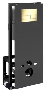 Инсталляция для унитаза с кнопкой «WasserKRAFT» Glan 66TLT.010.ME.BL.PG04