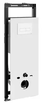 Инсталляция для унитаза с кнопкой «WasserKRAFT» Salm 27TLT.010.ME.WH.WM03