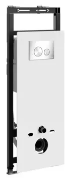 Инсталляция для унитаза с кнопкой «WasserKRAFT» Salm 27TLT.010.ME.WH.BN02