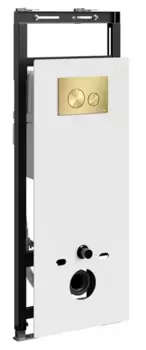 Инсталляция для унитаза с кнопкой «WasserKRAFT» Salm 27TLT.010.ME.WH.MG02