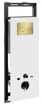 Инсталляция для унитаза с кнопкой «WasserKRAFT» Salm 27TLT.010.ME.WH.MG01