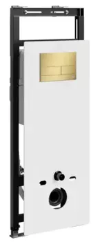 Инсталляция для унитаза с кнопкой «WasserKRAFT» Salm 27TLT.010.ME.WH.MG04