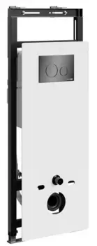 Инсталляция для унитаза с кнопкой «WasserKRAFT» Salm 27TLT.010.ME.WH.PB02