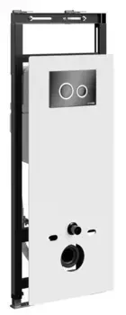 Инсталляция для унитаза с кнопкой «WasserKRAFT» Salm 27TLT.010.ME.WH.PB01