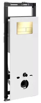 Инсталляция для унитаза с кнопкой «WasserKRAFT» Salm 27TLT.010.ME.WH.PG04