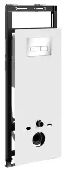 Инсталляция для унитаза с кнопкой «WasserKRAFT» Salm 27TLT.010.ME.WH.CH03