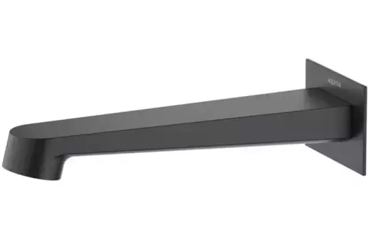 Излив к смесителю «Акватек» Оберон AQ1241MB 19,8 чёрный матовый