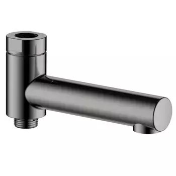 Излив к смесителю «AQUAme» AQM8301GM с дивертором 15,2 gun metal
