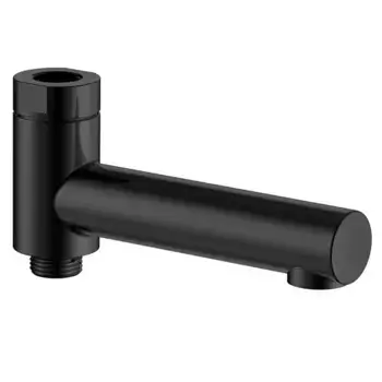 Излив к смесителю «AQUAme» AQM8301MB с дивертором 15,2 чёрный матовый