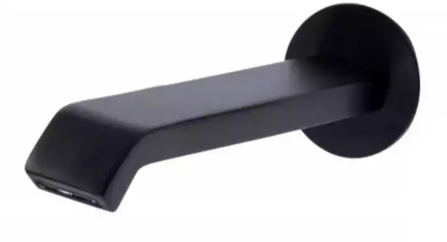 Излив к смесителю «Cezares» NAUTIC-SC-NOP 21 чёрный матовый