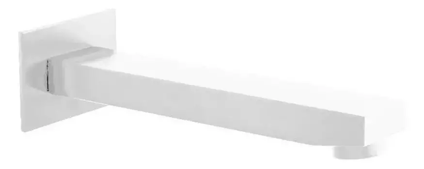 Излив к смесителю «Remer» Qubica 91QBO 17 белый матовый