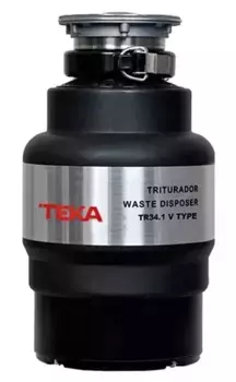Измельчитель пищевых отходов «Teka» 40197111 TR 34.1 V TYPE(+пневмокнопка) чёрный электрический