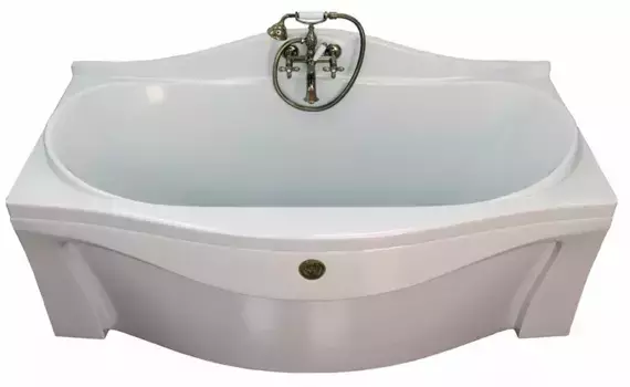 Экран под ванну «Фэма» Франческа белый/бронза правый