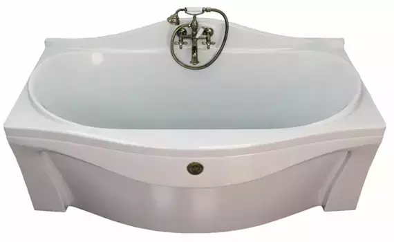 Экран под ванну «Фэма» Франческа (с правым и левым крылом) белый/бронза