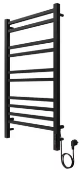 Электрический полотенцесушитель «Акватек» Альтаир П10 AQ EL KP1090BL 50/90 чёрный муар правый