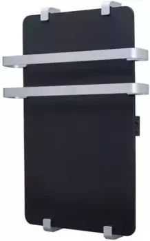 Электрический полотенцесушитель «Allen Brau» Infinity 8.21000.31 44/60 без креплений и перекладин чёрный матовый