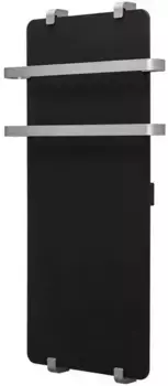 Электрический полотенцесушитель «Allen Brau» Infinity 8.21004.31 44/140 без креплений и перекладин чёрный матовый