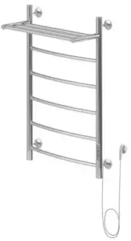 Электрический полотенцесушитель «Aquanet» Romeo 50/80 хром с полкой правый