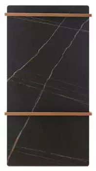 Электрический полотенцесушитель «Black & White» Moon N-389ND 43/81 Nero Dorato правый