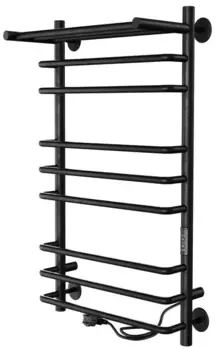 Электрический полотенцесушитель «Indigo» Brace Lux LCBLE70-40PBRRt 43/70 чёрный муар универсальный