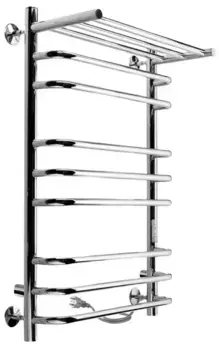 Электрический полотенцесушитель «Indigo» Brace Lux LCBLE70-40PRt 40/70 хром с полкой универсальный