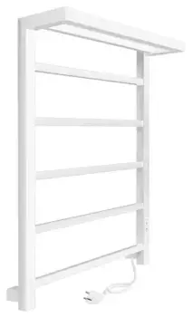 Электрический полотенцесушитель «Indigo» Forma LEF80-50WMRt 53/80 белый матовый с полкой универсальный
