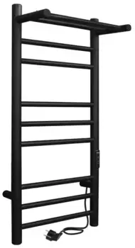 Электрический полотенцесушитель «Indigo» Line Trinity LСLTE70-30PBRRt 33/70 чёрный муар с полкой универсальный