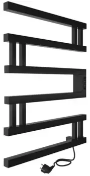 Электрический полотенцесушитель «Indigo» Muza DGM60-50BRRt 50/63 чёрный муар правый