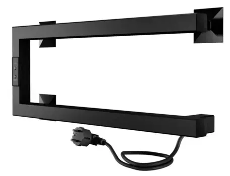 Электрический полотенцесушитель «Indigo» Nix DGN20-50BRRt 50/20 чёрный муар правый