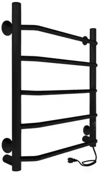 Электрический полотенцесушитель «Indigo» Roof Lux LCRLE60-50BRRt 53/60 чёрный муар универсальный