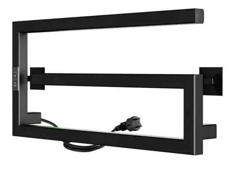 Электрический полотенцесушитель «Indigo» Sigma DGSIG30-60BRLt 60/30 чёрный муар универсальный