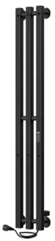 Электрический полотенцесушитель «Indigo» Style 3 Pro LSPRE120-13BRRt 13/120 чёрный муар универсальный