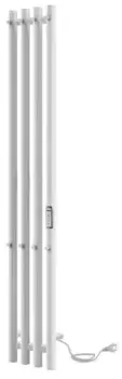 Электрический полотенцесушитель «Indigo» Style 4 LSE120-18WMRt 18/120 белый матовый универсальный