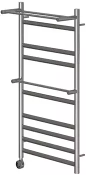 Электрический полотенцесушитель «Point» Артемида PN14150PE П8 50/100 хром с двумя полками универсальный