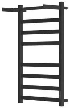 Электрический полотенцесушитель «Point» Меркурий PN83848PB П7 40/80 чёрный с полкой правый