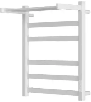 Электрический полотенцесушитель «Point» Меркурий PN83856PW П5 50/60 белый с полкой правый