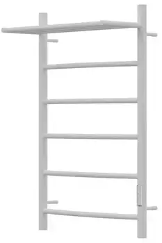 Электрический полотенцесушитель «Point» PN04858PW П5 50/80 белый с полкой правый