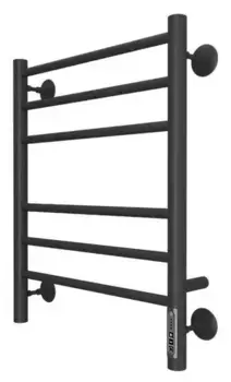 Электрический полотенцесушитель «Terminus» Аврора П6 КС 48/60 чёрный муар правый