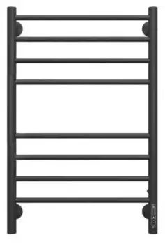Электрический полотенцесушитель «Terminus» Аврора П8 КС 53/80 чёрный муар правый