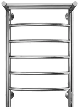 Электрический полотенцесушитель «Terminus» Классик П6 43/65 Quick Touch хром с полкой правый