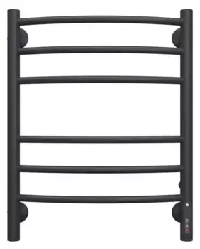 Электрический полотенцесушитель «Terminus» Классик П6 КС 48/60 чёрный муар правый