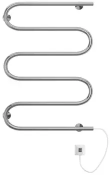 Электрический полотенцесушитель «Terminus» Ш-образный 60/83 хром правый