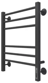 Электрический полотенцесушитель «Terminus» Сицилия П6 48/60 New чёрный матовый правый